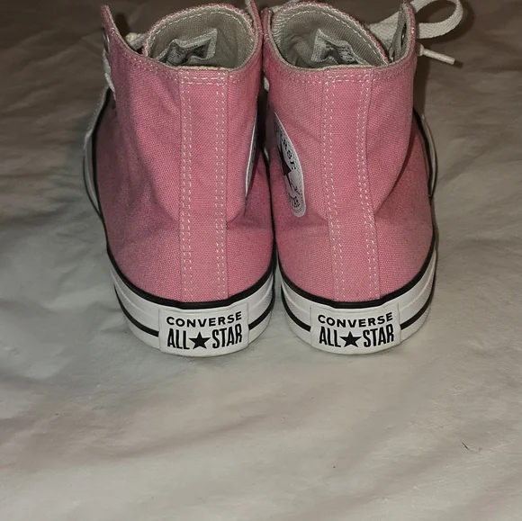 Converse Pink High-Top Sneakers - Picture 3 of 4